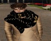 SL-unisex scarf blk gold