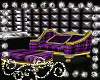 Purple n gold sofa furni