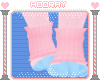 !H! Pink sock paws