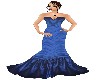 *DK Blue Fishtail Gown