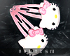 Kitty hair clips﹗