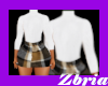 HighNeck PlaidSkirt