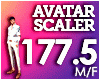 Avatar Scaler 177.5% M