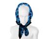 Blue Leopard Scarf (F)