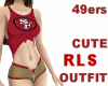 49ers Cute Outfit RLS