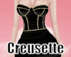 (C)BlackStudded Dress