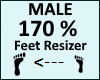 Feet Scaler 170% Male