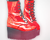 ! Glam Boots Red