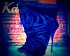 tiger blue ankle boots