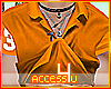 ! Orange Sexy Polo Shirt