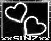 X White Vday Heart Headb