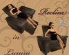 B*Leather Recliner Brown