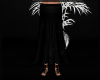 Black Lace Boho Skirt