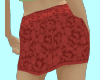 *R Red Lace Skirt