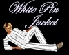 White pin knit jacket