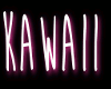 Kawaii as F Neon Sign