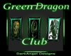Green Dragon club sign