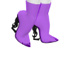 Boots Purple YS Black