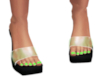 Candy Green Sandals