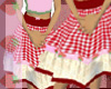 Gingham Strawberry Skirt