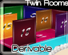 Twin Bed Room Mesh Drv  