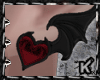 |K|Bat Heart Wraps Red M