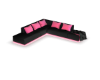 Pnk/Blk Neon Couch