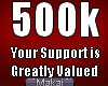 500k Support Sticker