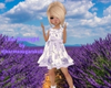 Lilac  flowergirl dress