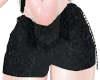 Denim skirt black