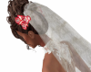 Lacey Veil with Roses