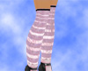 Pink Stripe Overknees