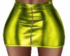 Yellow miniskirt wit zip