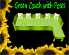 Green Couch with Poses