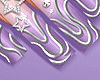🤍 Lilac Charm Nails