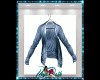*D* Open Blue Shirt