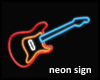 Guitar-neon sign