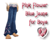 Pink Flower Blue Jeans