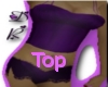 (DR)purple silken top