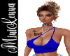 Blue Crop Top