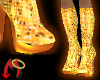 Hawt Gold Boots