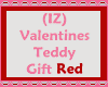 (IZ) VDay Teddy Gift Red
