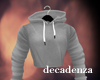 !D! Grey Hooded Crop