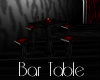 Zebra Bar Table