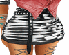 Zebra Leather Sexy Skirt