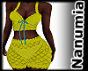 crochet yellow dress
