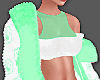 Kawaii Fluff Jckt Green