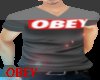 OBEY...RED/GRAY