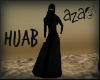 aza~ Hijab- black hood