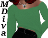 (MDiva) Green Sweater